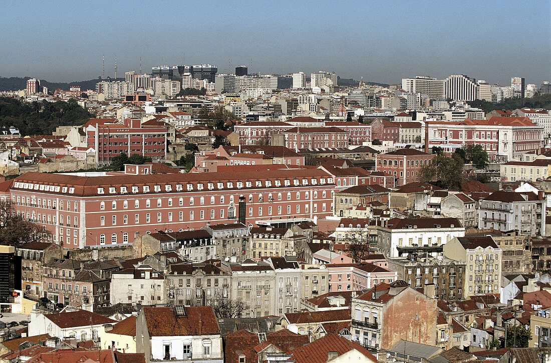 View from Castelo de São Jorge, Lisbon, Portugal