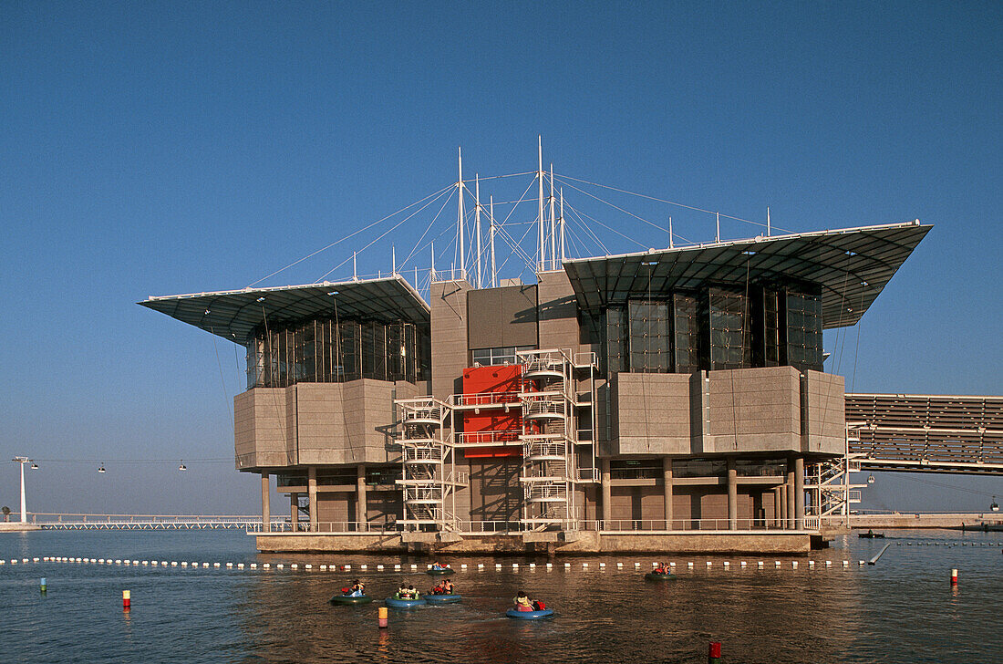 Lisbon Oceanarium, Parque das Nações. Lisbon, Portugal