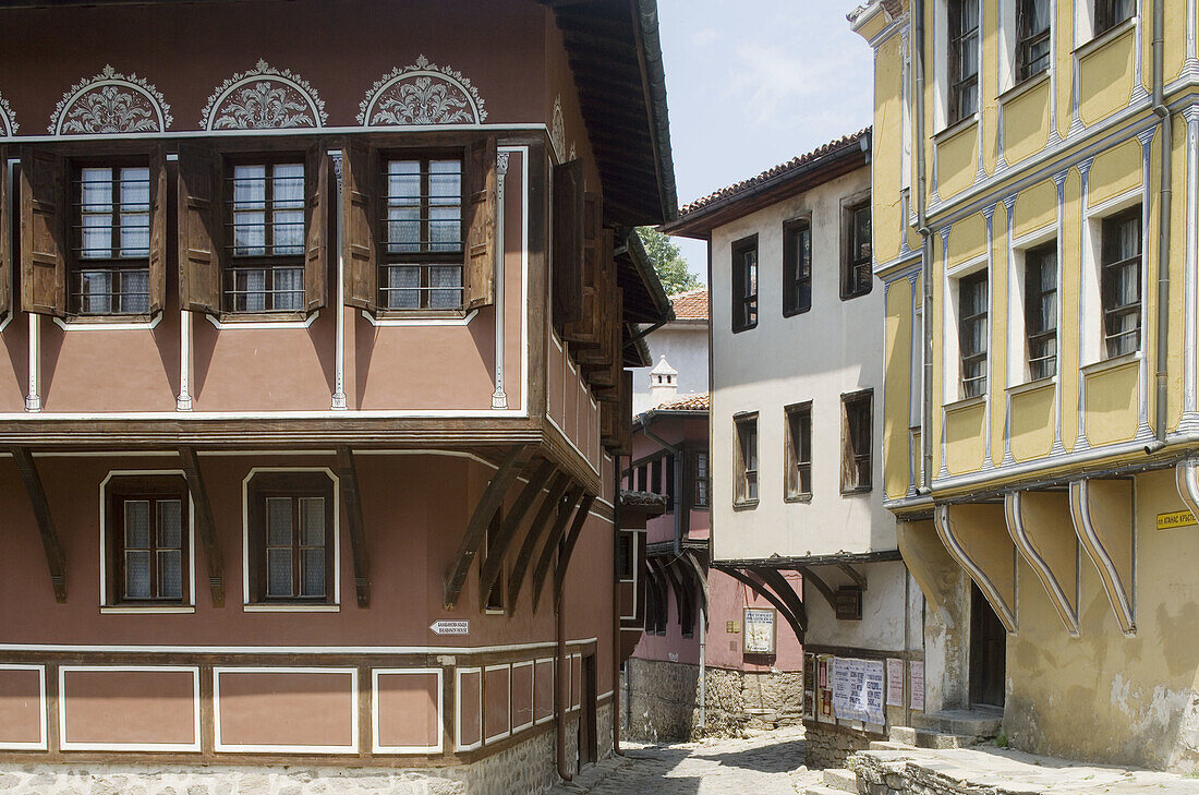 Plovdiv, Balabanov House, old town, traditional houses. Bulgaria.
