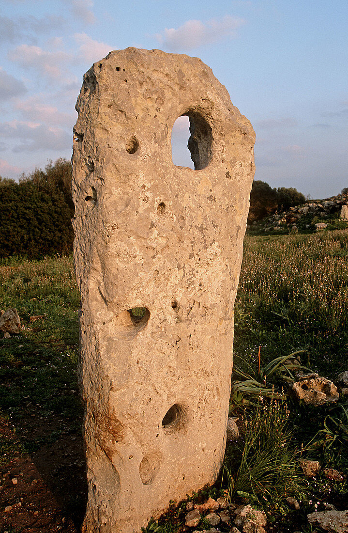 Prehistoric monument. Minorca, Balearic Islands, Spain