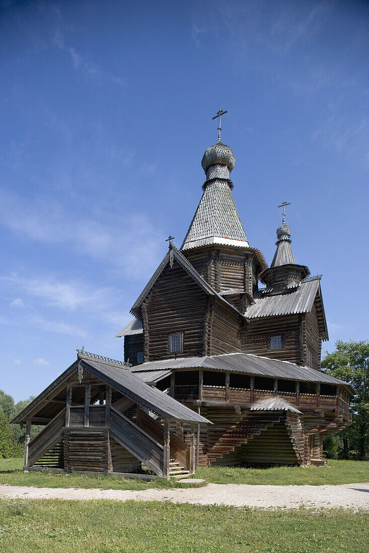 Museum of wooden architecture. Vitoslavitsy. Russia.