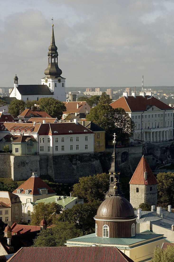 View from St. Olaf church. Tallinn. Estonia.