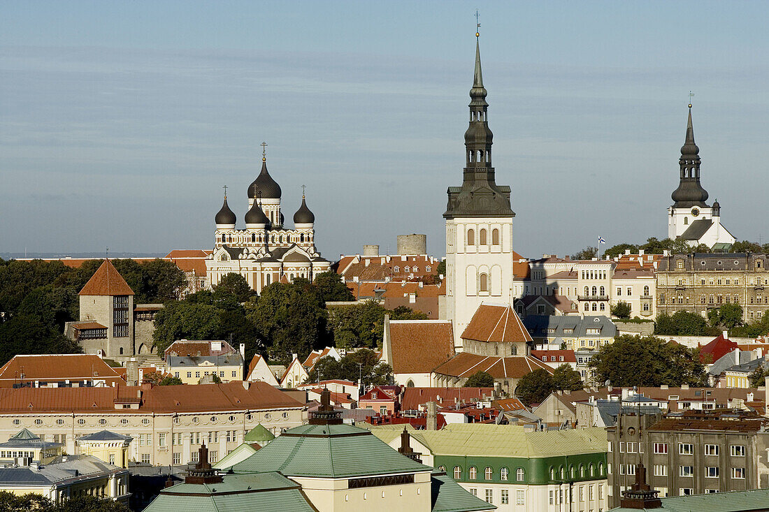 Old Town and Toompea. Tallinn. Estonia.