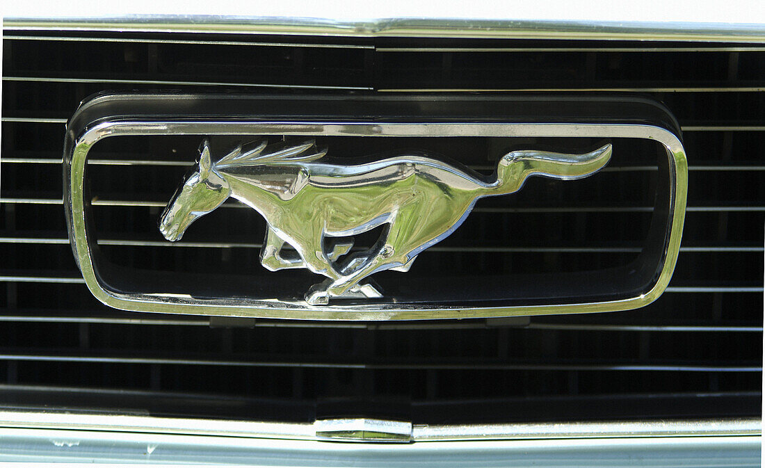 Ford Mustang emblem circa 1966