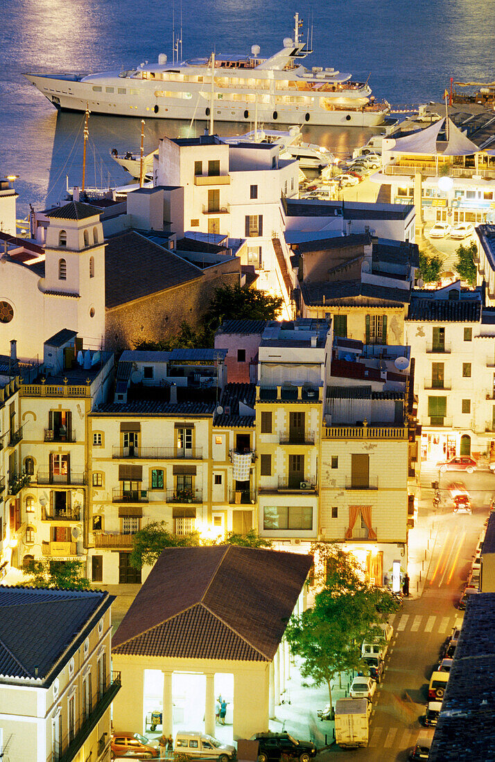 Old City. Ibiza. Balearic Islands. Spain