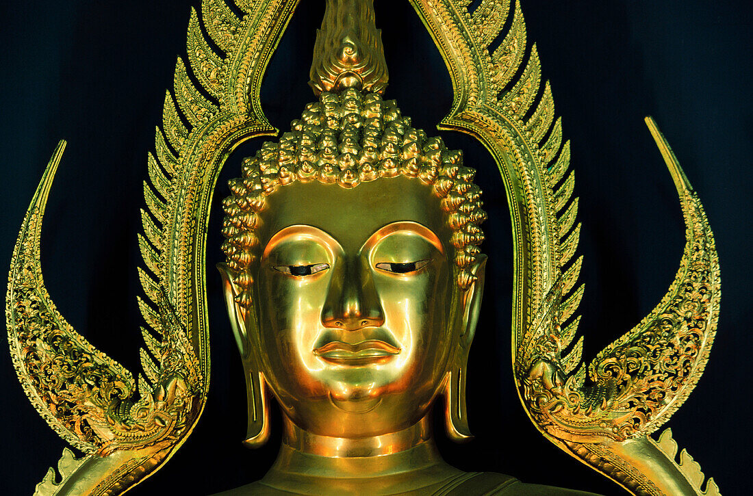 Golden Buddha. Marble Temple. Bangkok. Thailand