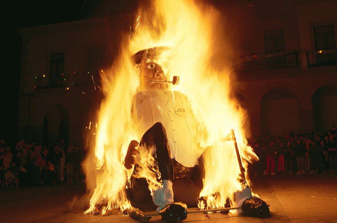 Olentzero , basque christmas tradition. Basque Country. Spain