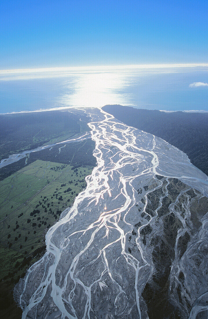 Waiho River. New Zealand