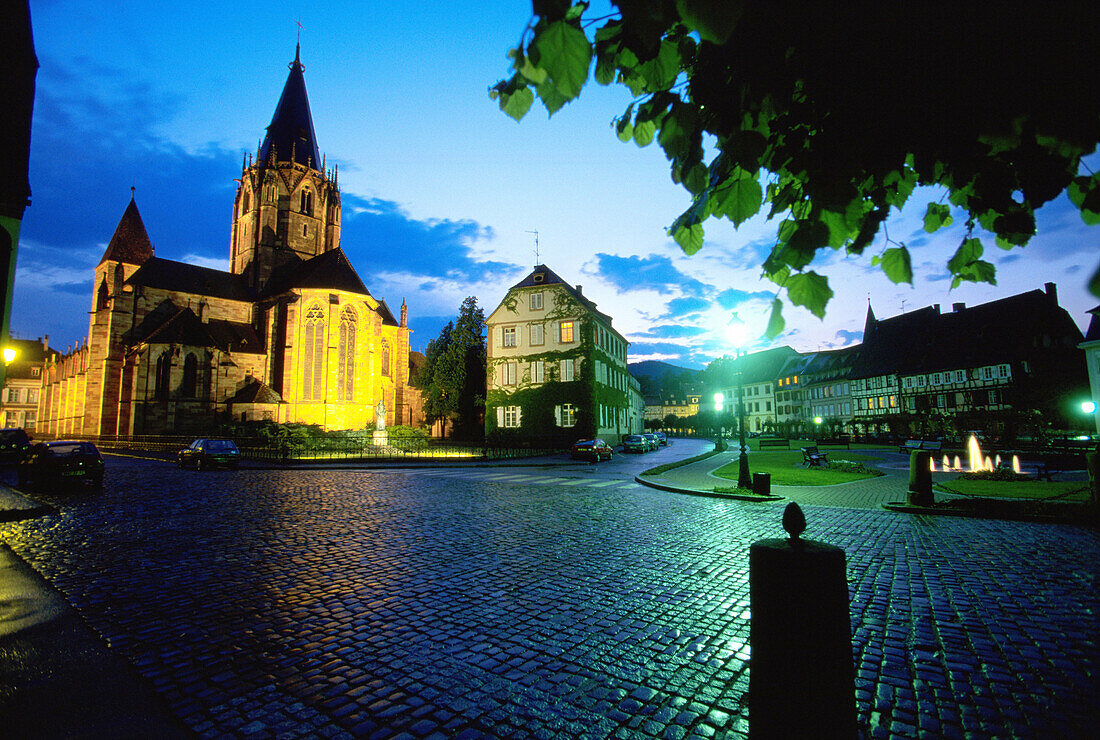 Church of St. Pierre et St. Paul. Wissembourg. Alsace. France