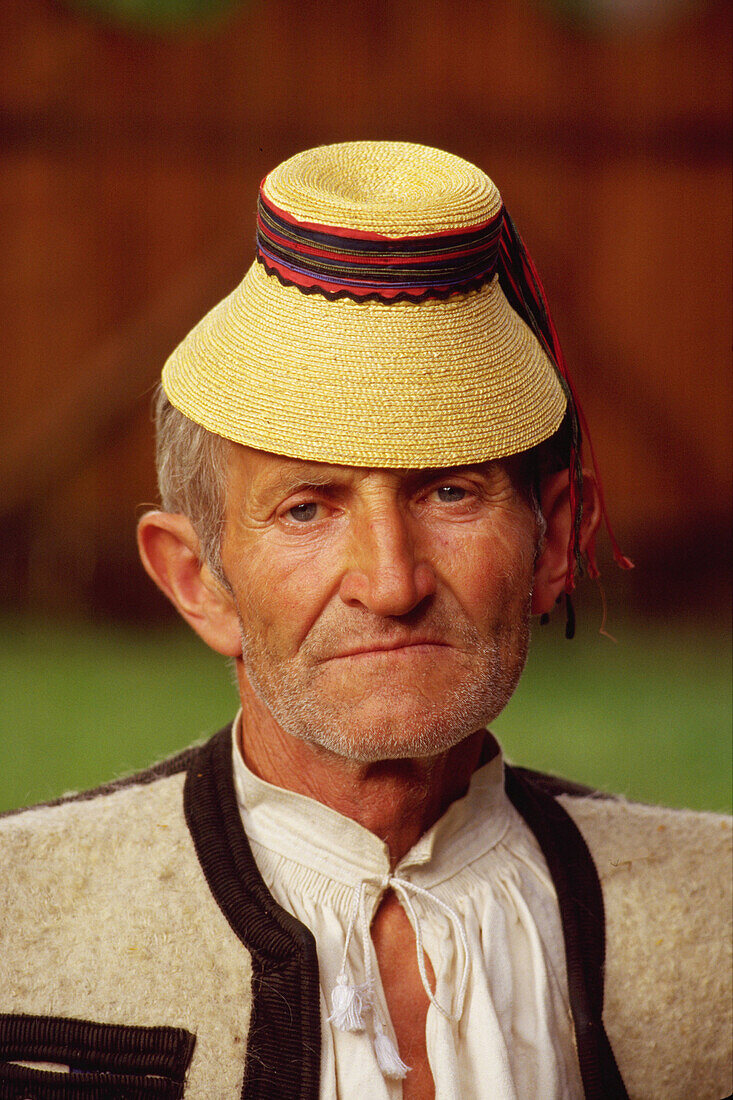 Peasant from Maramures land. Romania