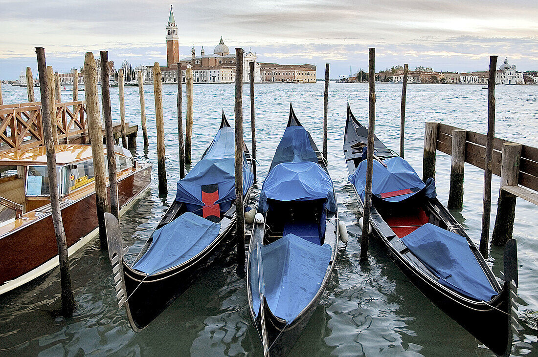 Gondolas. Venice. Italy