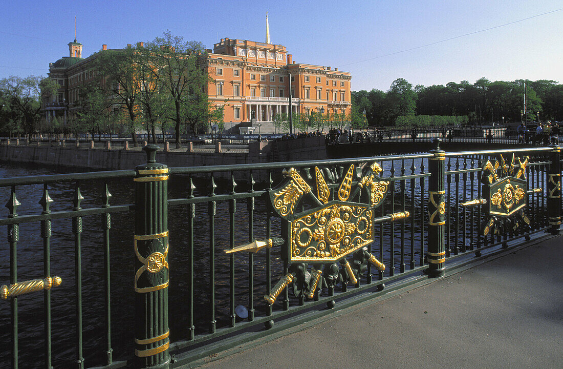 The Mikhailovsky Castle (St Michael s), now a branch of the Russian Museum. St Petersburg, Russia