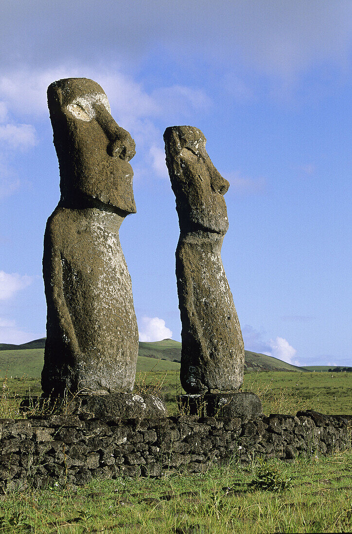 Ahu Akivi. Easter Island. Chile.