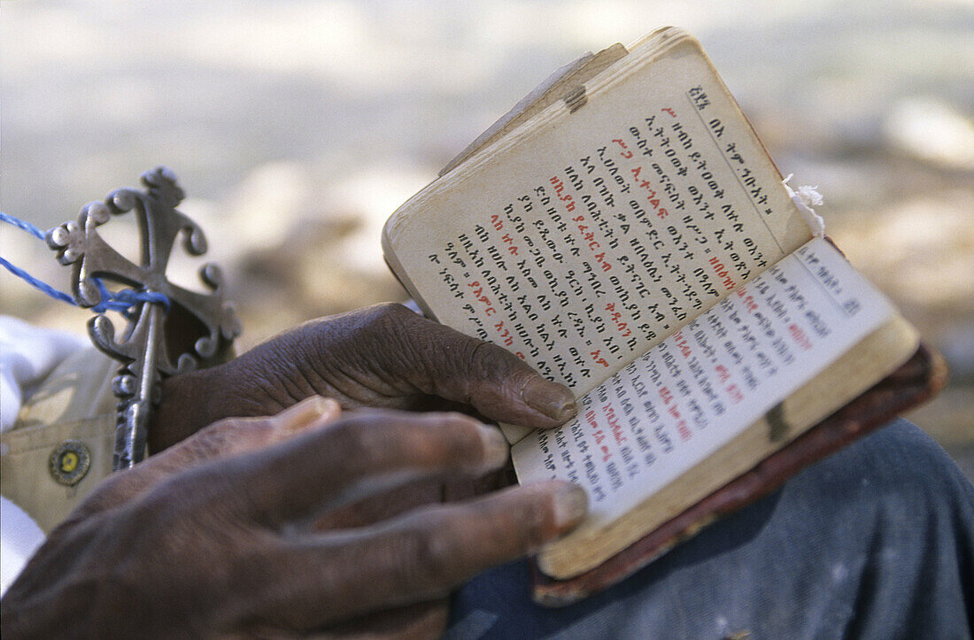 Monk. Church of Saint Mary of Zion. Axum. Ethiopia.