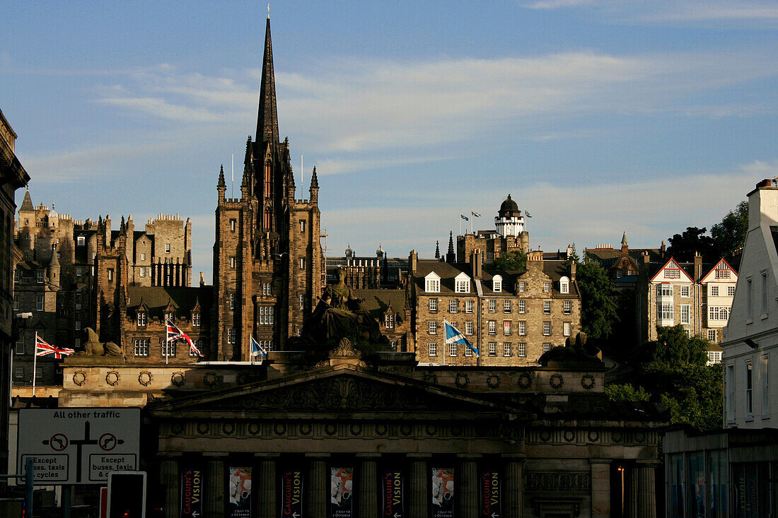 View of Edinburgh, Scotland, Great Britain, Europe