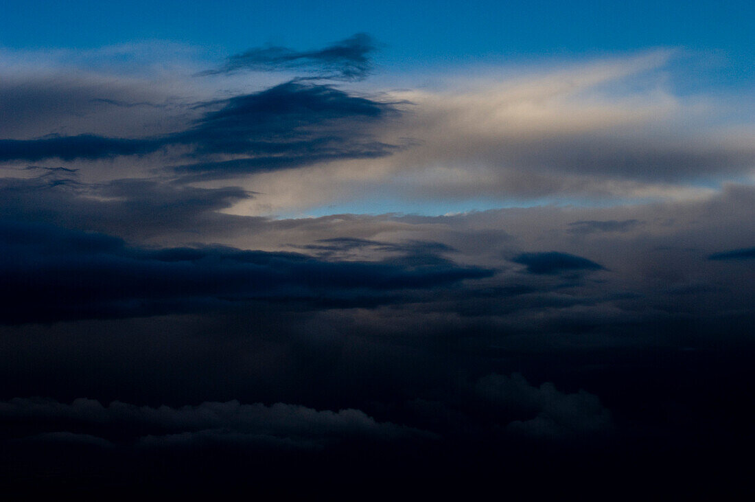 Thunderstorm threatening the sky, Germany