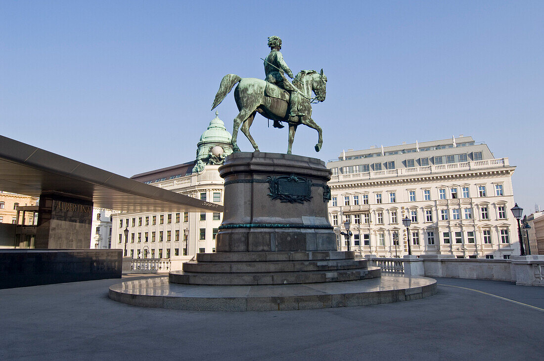 Albertina and Sacher Hotel, Albertina Square, Vienna, Austria