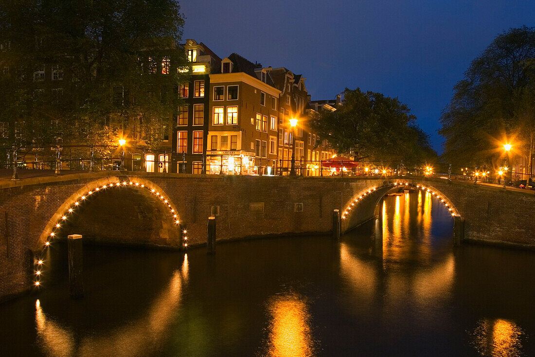 Amsterdam Herengracht Daemmerung