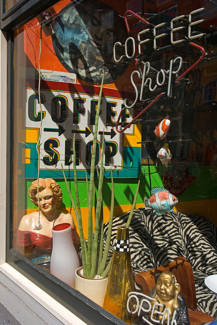 Amsterdam Coffee Shop Schaufenster