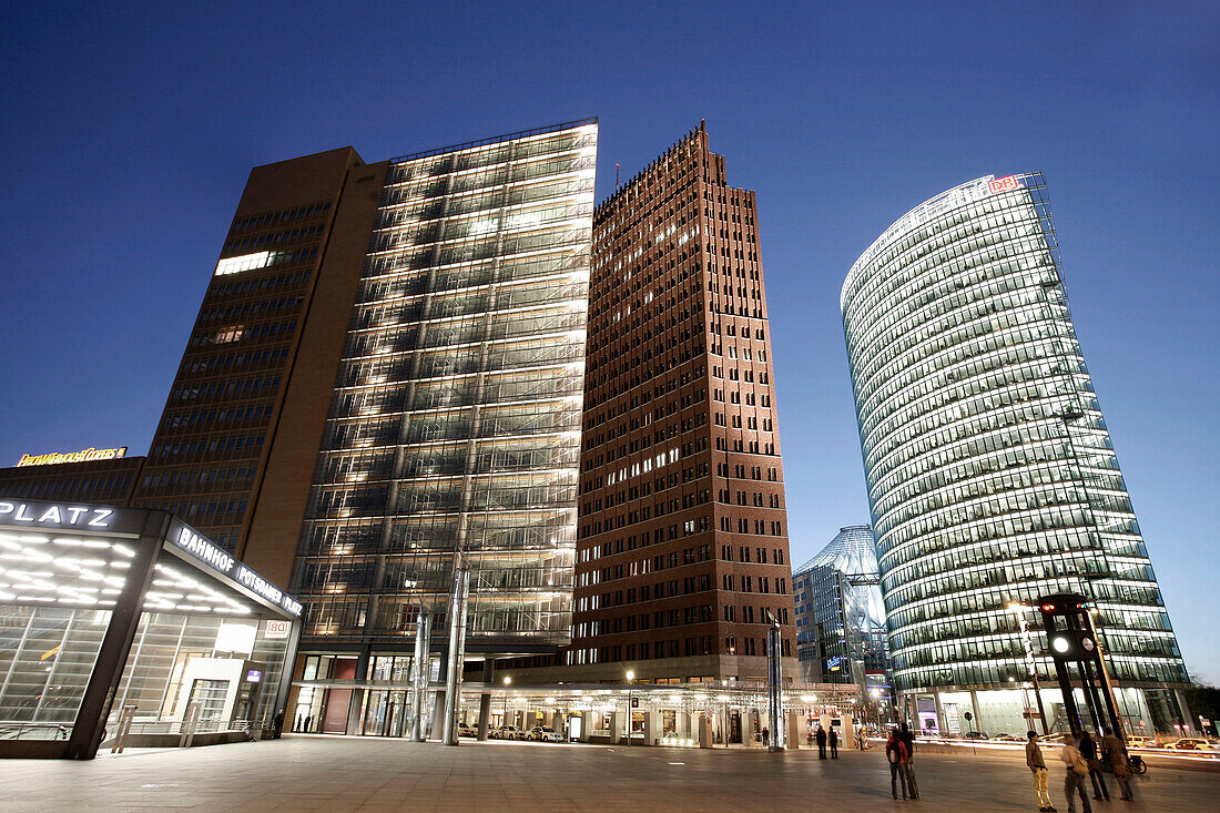 Berlin , Potsdamer Platz, Sony Center DB tower