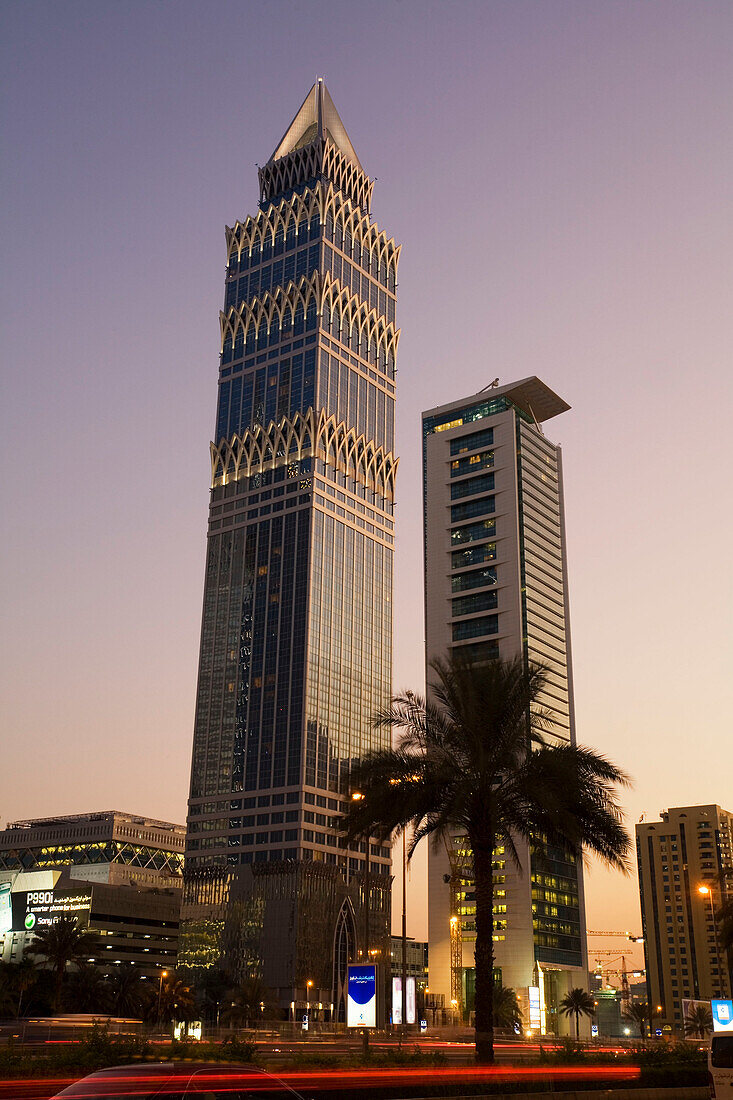 Dubai Sheikh Zayed Road Skyline