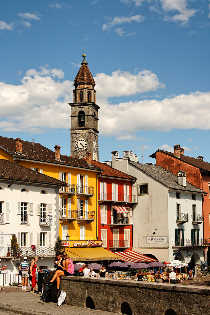 Schweiz Ascona Altstadt