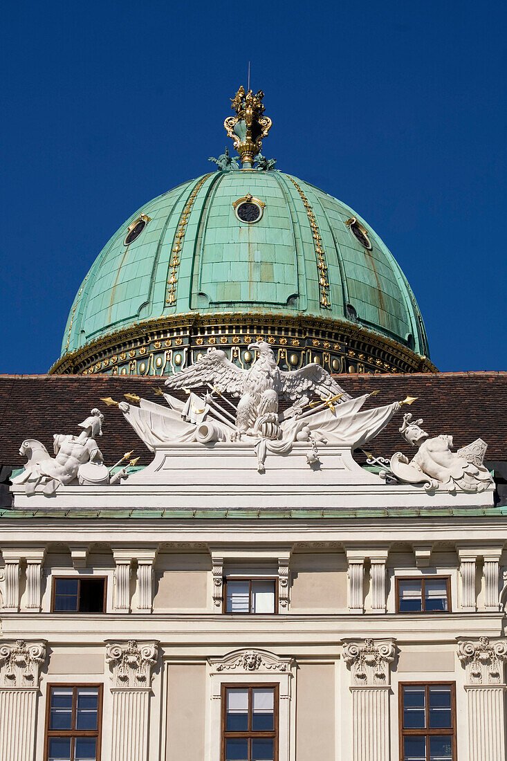 Vienna Hofburg Detail Michaelerplatz