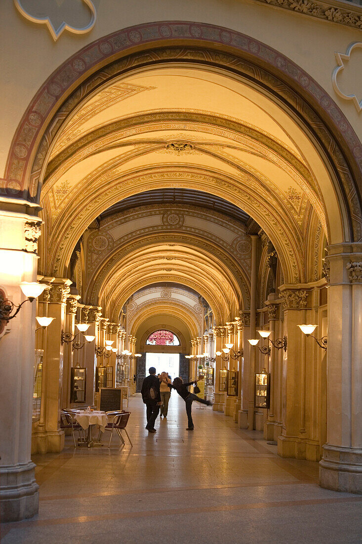 Vienna Palais Ferstel shopping gallery