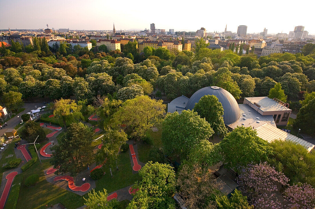 Wien Ausblick vom Prater Riesenrad