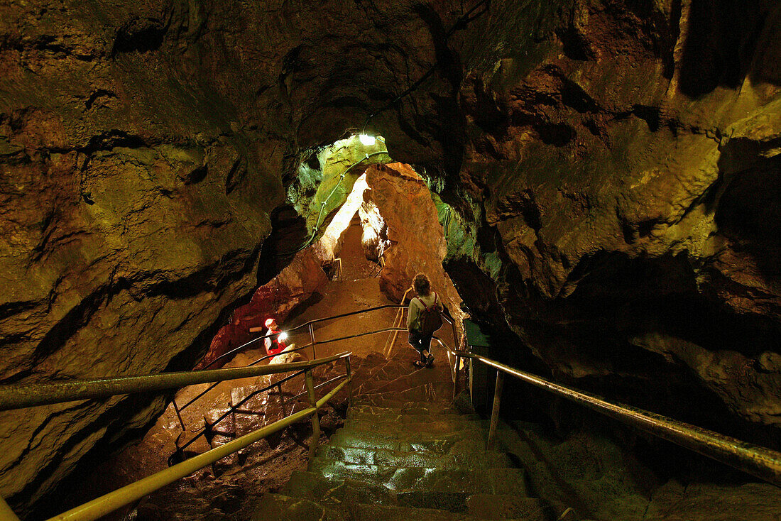 Iberg stalactite caves, Bad Grund, Harz Mountains, Lower Saxony, northern Germany