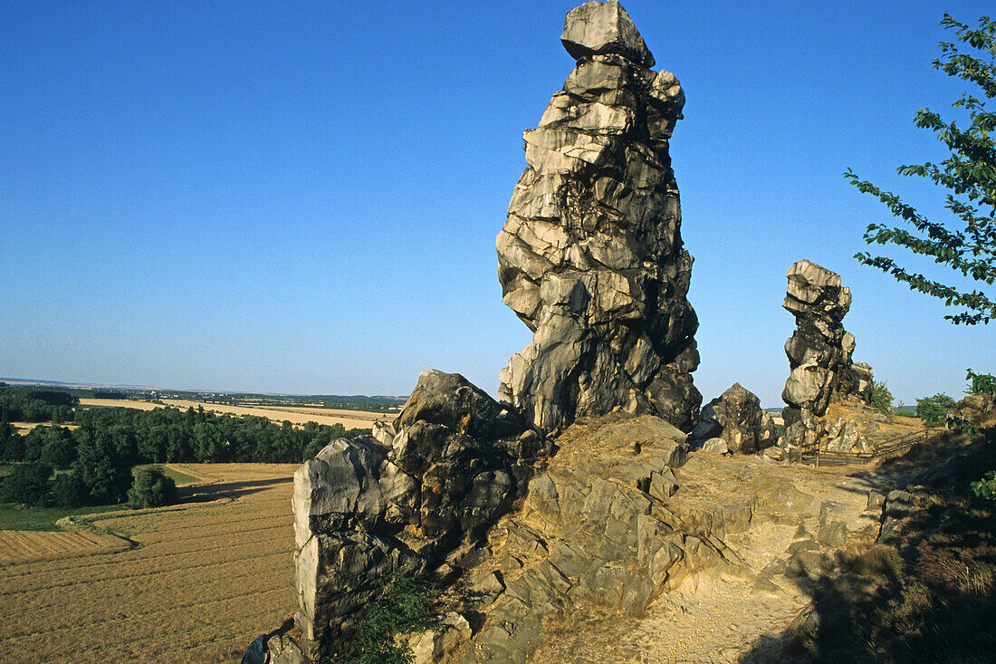 The Devil's Wall near Blankenburg, Saxony Anhalt, Germany