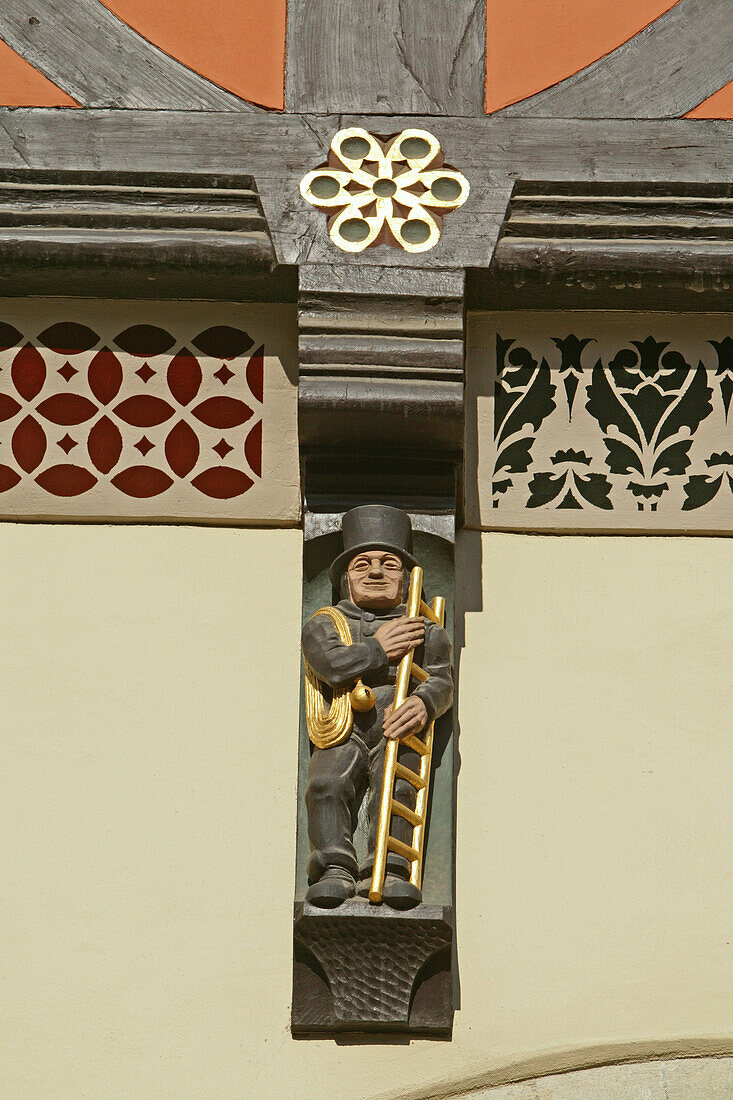 Wernigerode, market square, half-timbered houses, Harz mountains, Saxony Anhalt, Germany