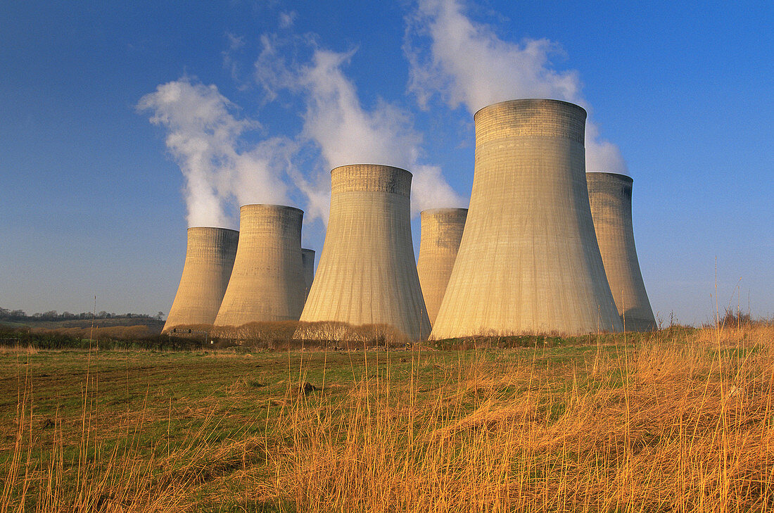 Coal-fired power station. Ratcliffe-on-Soar. Nottinghamshire. England