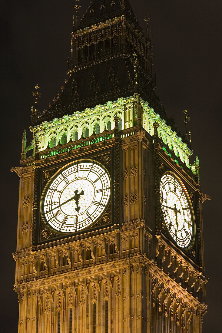 Big Ben Detail / Evening. London. England. UK.
