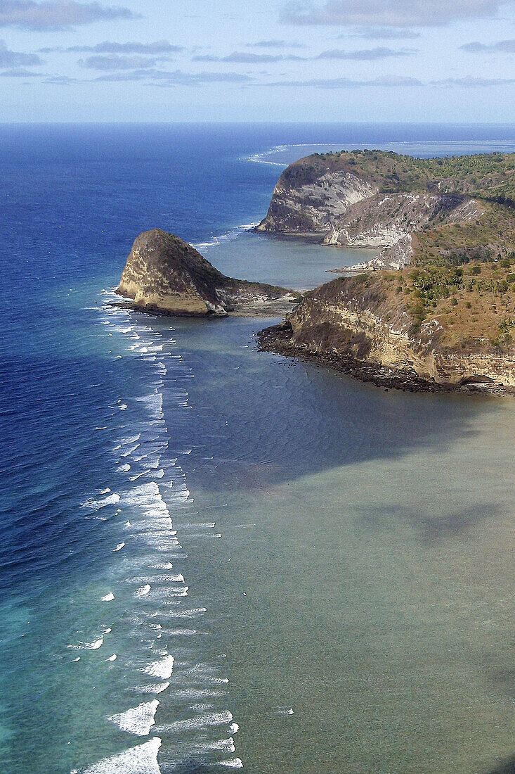 Moya beach. Mayotte.