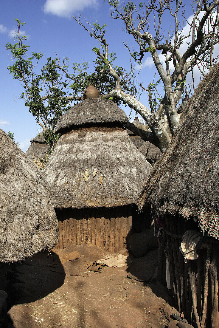 Konso village. Ethiopia