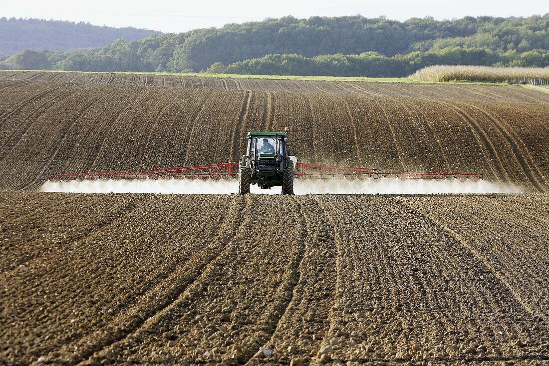 Treatment for wheat in winter.