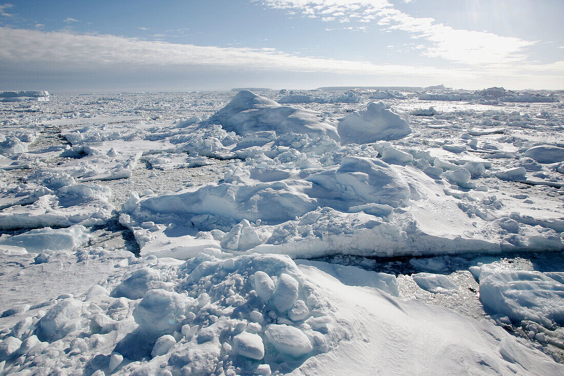 Pack Ice in Antarctica