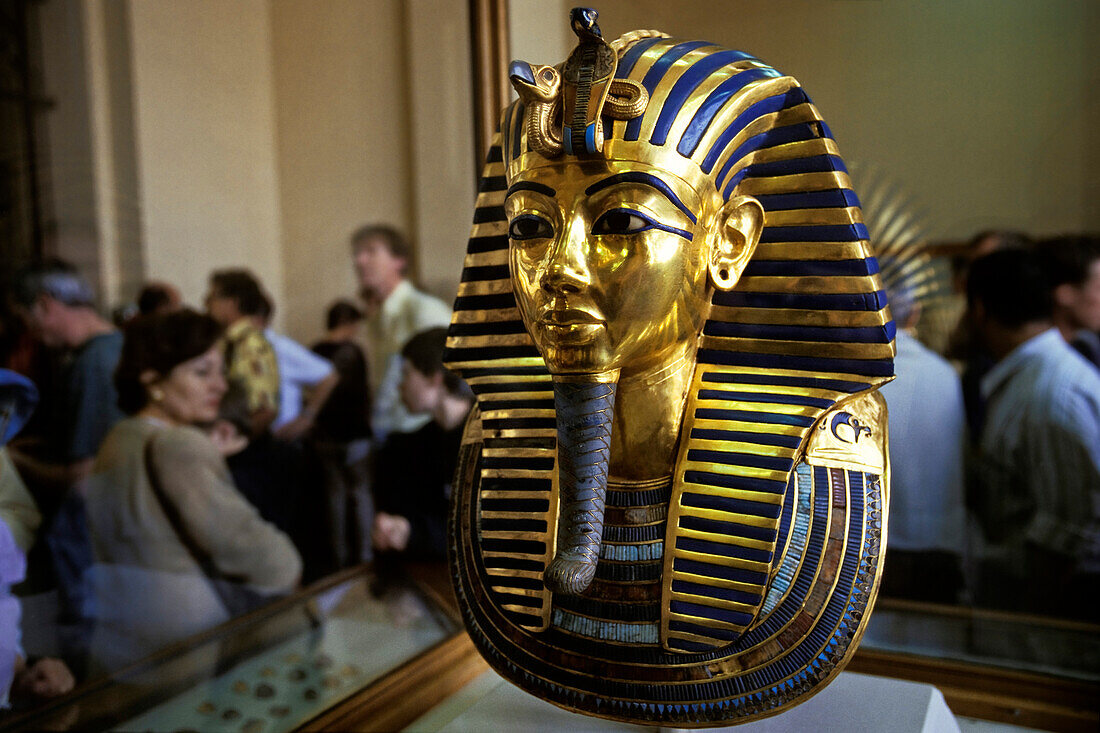 Totenmaske des Tut-Ench-Amun, Ägyptisches Museum, Kairo, Ägypten