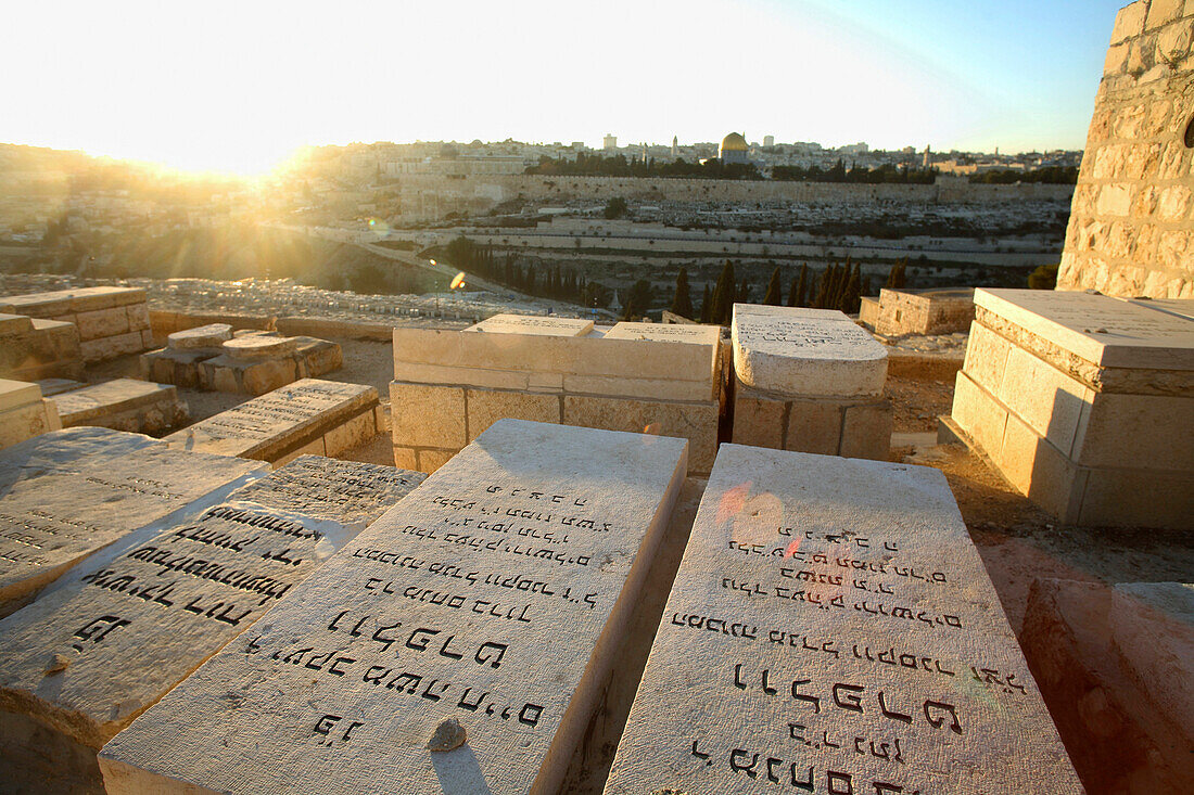 Jüdischer Friedhof, Mount of Olives, Jerusalem, Israel