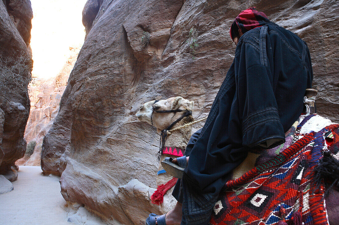 Kamelreiter, Petra, Jordanien