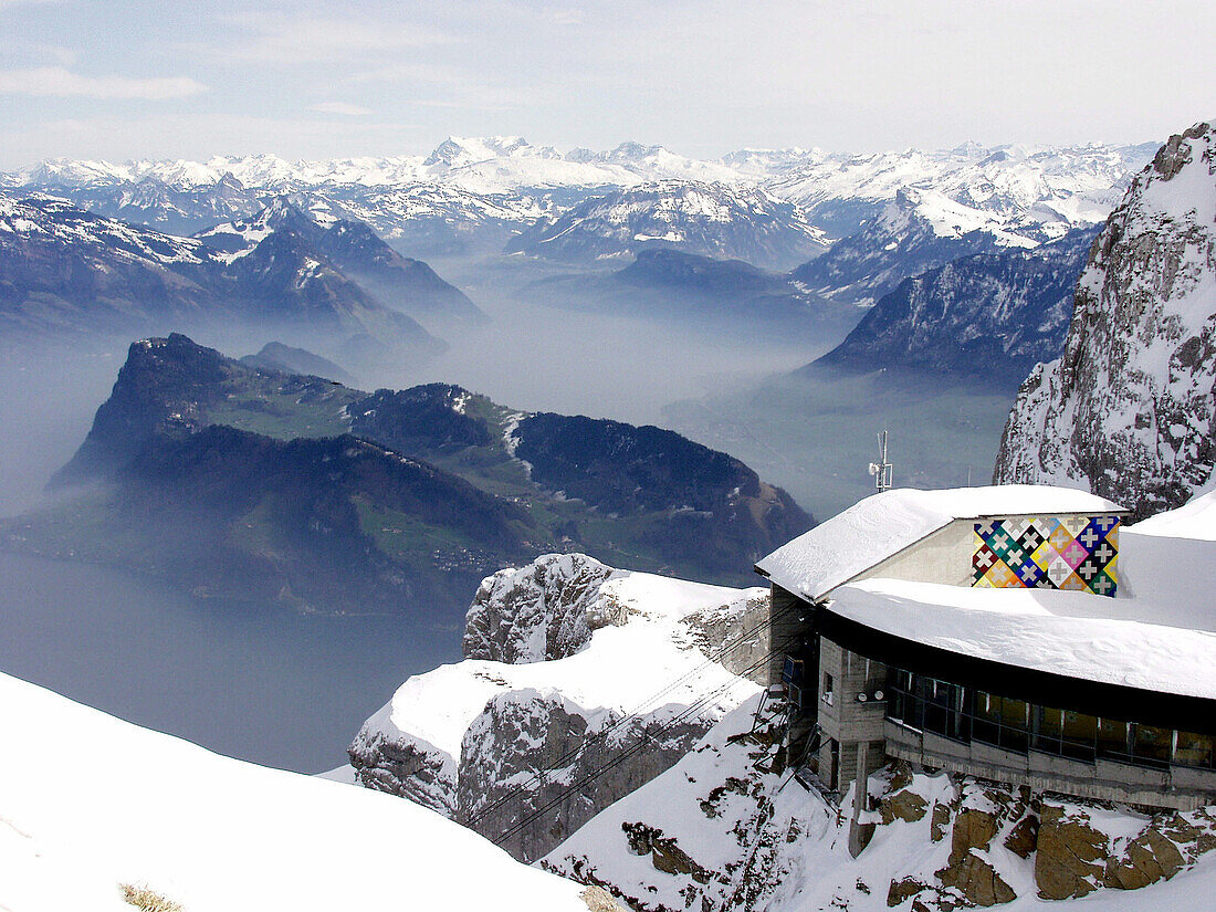 Pilatus mountains (2132 m). Switzerland