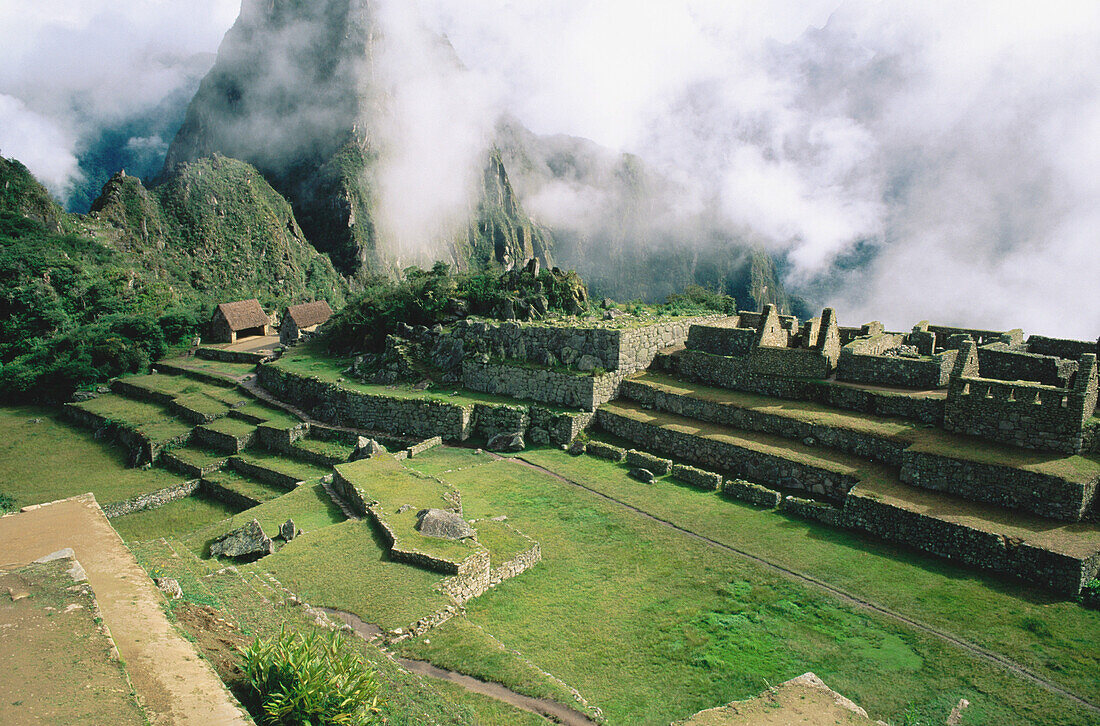 Main Plaza. Machu Picchu. Peru