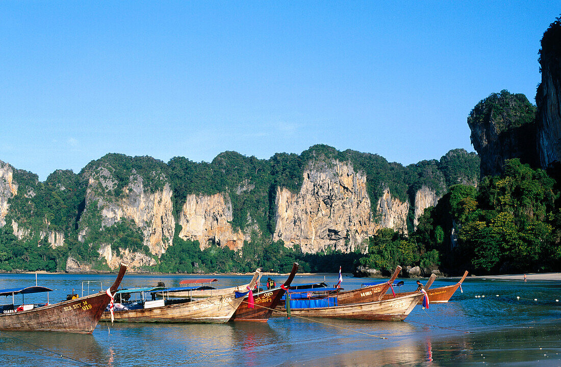 West Railay beach. Krabi. Thailand