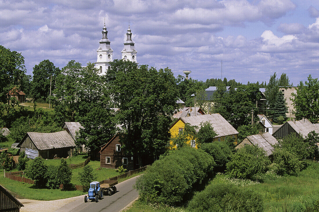 Old Traditional Houses. Zemaiciu. Lithuania.