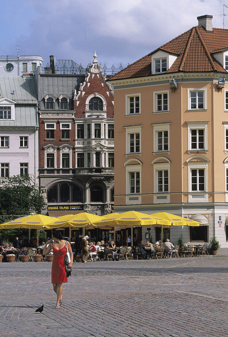 Doma Laukums (Dome Square), old town. Riga, Latvia