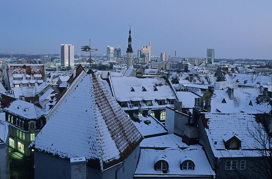 Tallinn as seen from Toompea. Estonia