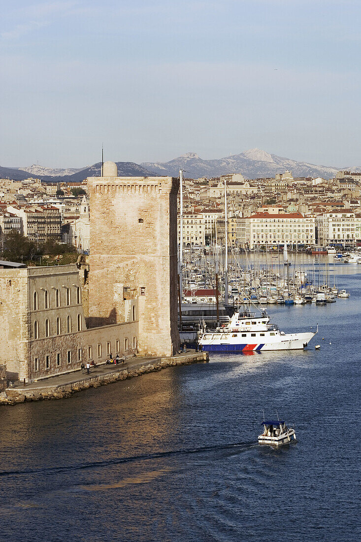 Saint Jean fort. Marseille. Bouches du Rhône. France.