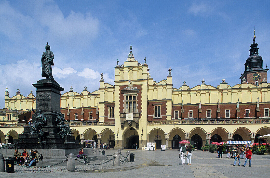 Sukiennice (Cloth Hall) in Rynek Glowny (Market Square), Krakow. Poland