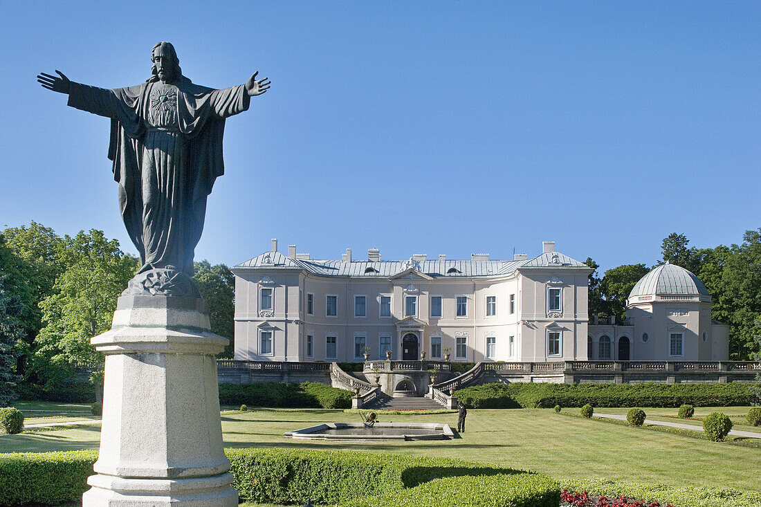 Palace of Count Feliksas Tiskeviciusz (now Amber Museum) and gardens, Palanga. Lithuania Tiskevicius